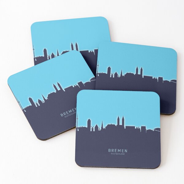 Artikelvorschau, Bremen Germany Skyline entworfen und verkauft von ArtPrints.