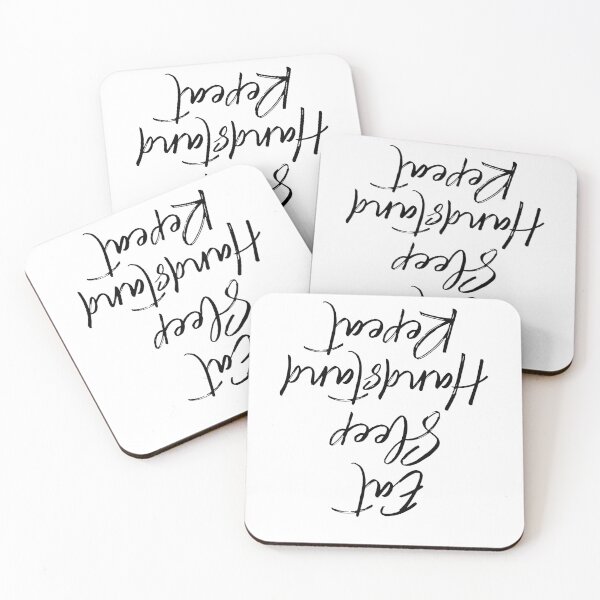 Artikelvorschau, Upside Down Eat Sleep Handstand Repeat Gymnastics Quote entworfen und verkauft von TNDesignStudio.