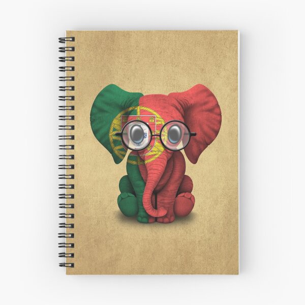 Item preview, Baby Elephant with Glasses and Portuguese Flag designed and sold by JeffBartels.