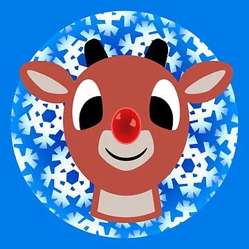 Artwork thumbnail, Hello Rudolph by jpenfield designs