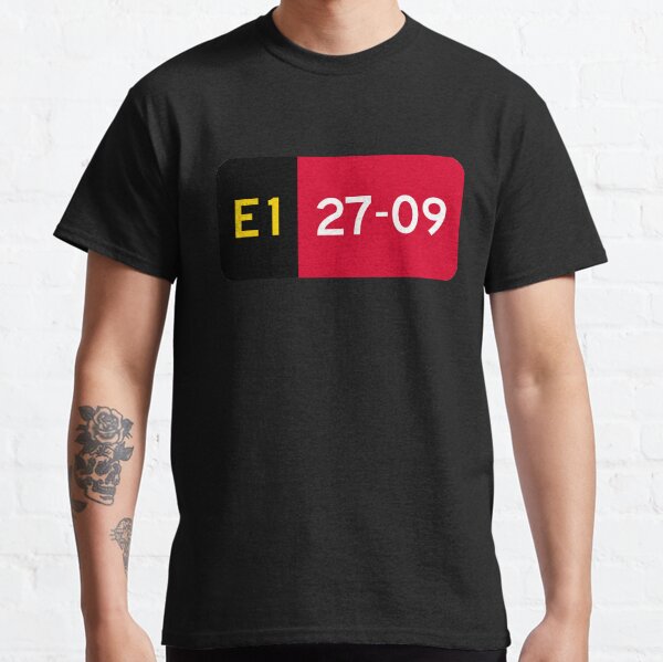 Holding Point Sign E1 27-09 Classic T-Shirt