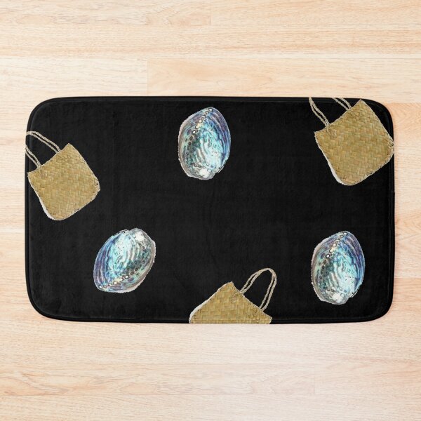 Item preview, Paua Shell Flax Bag on Black designed and sold by BhARTi Taylor.