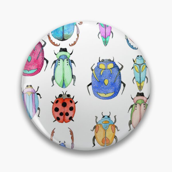 Item preview, Insect pattern white designed and sold by alisonsadler.
