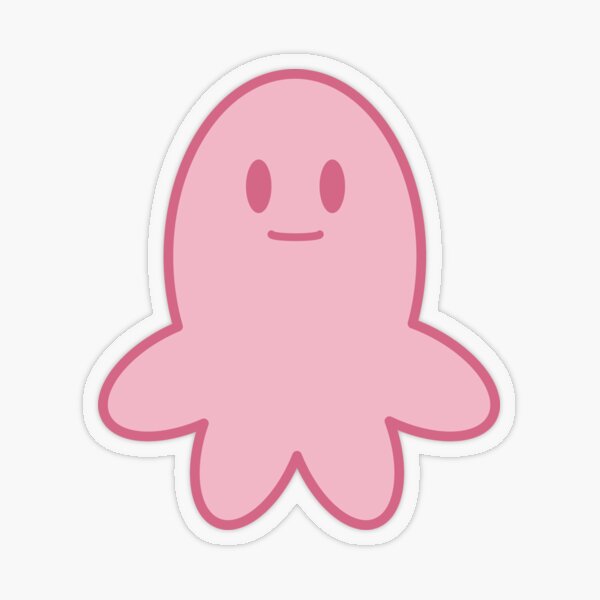 Star's pink octopus - Svs FOE Transparent Sticker