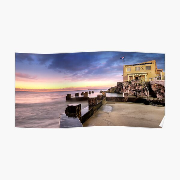 Coogee Baths Sunrise Poster