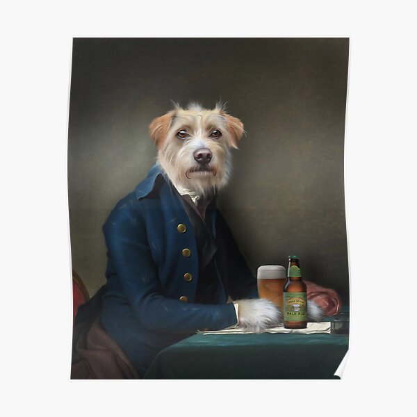 Dog Portrait - Vice President Poster