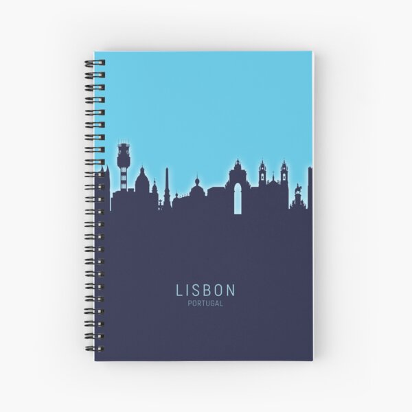 Aperçu de l'œuvre Lisbon Portugal Skyline créée et vendue par ArtPrints.