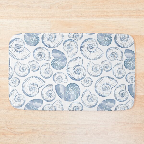 Item preview, Blue nautilus shells pastel designed and sold by adenaJ.