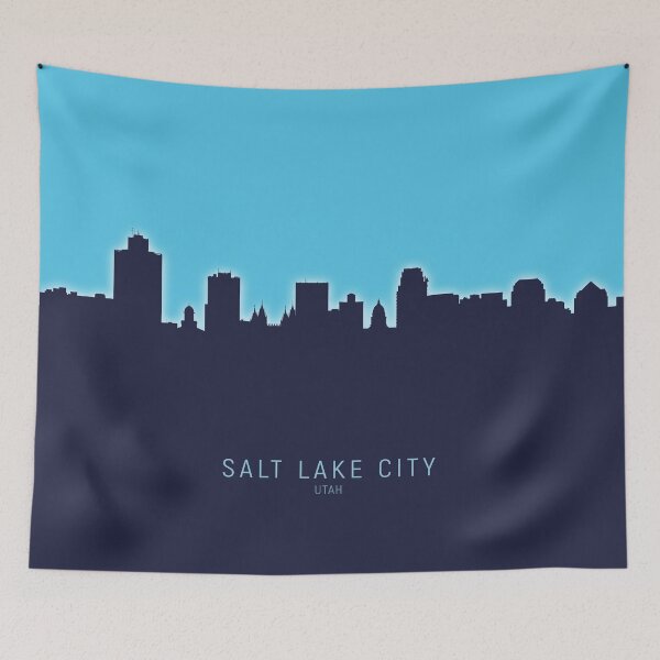 Item preview, Salt Lake City Utah Skyline designed and sold by ArtPrints.