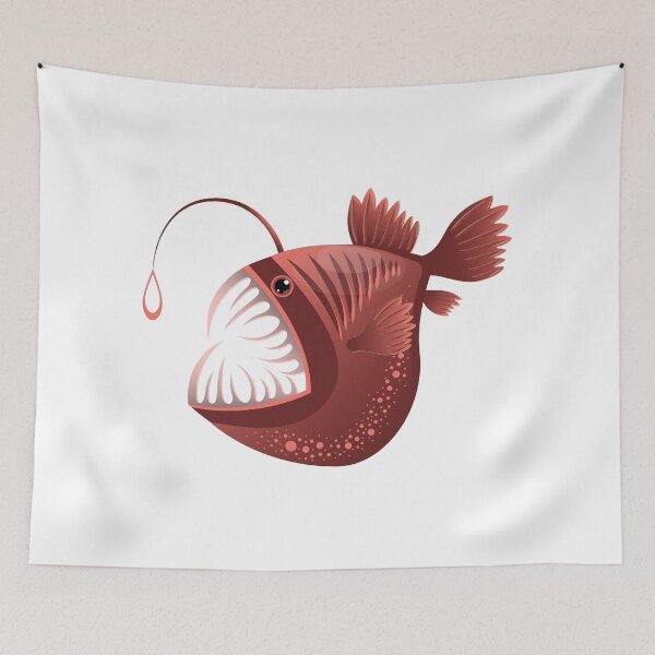 Item preview, Fish with a flashlight designed and sold by Julia Faranchuk.