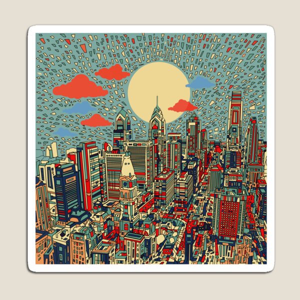 Aperçu de l'œuvre panorama de Philadelphie 3 créée et vendue par BekimART.