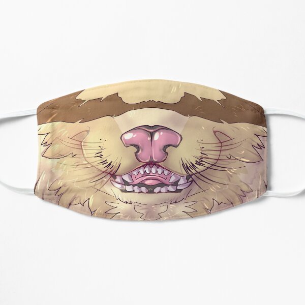 Animal Mask - Ferret - Sable Flat Mask
