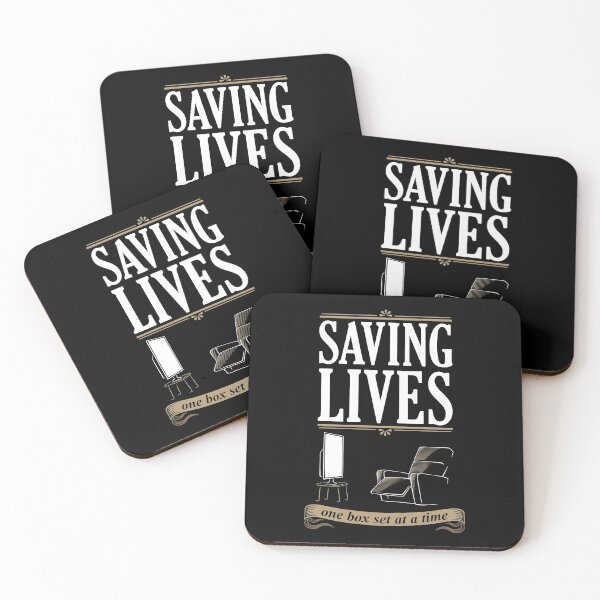 Item preview, Saving Lives One Box Set at a Time designed and sold by DoodleDojo.