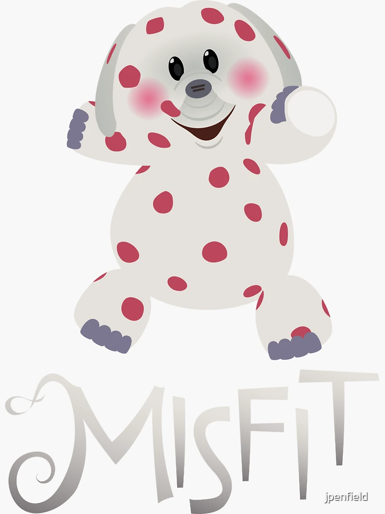 Outlet Island of misfit Toys spotted elephant clip-on