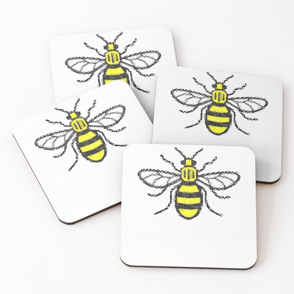 Item preview, Manchester Worker Bee mosaic designed and sold by bravoalpha.