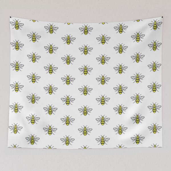 Item preview, Manchester Worker Bee mosaic designed and sold by bravoalpha.