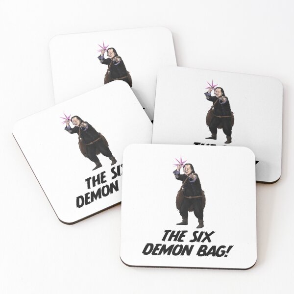 The Six Demon Bag Coasters (Set of 4)