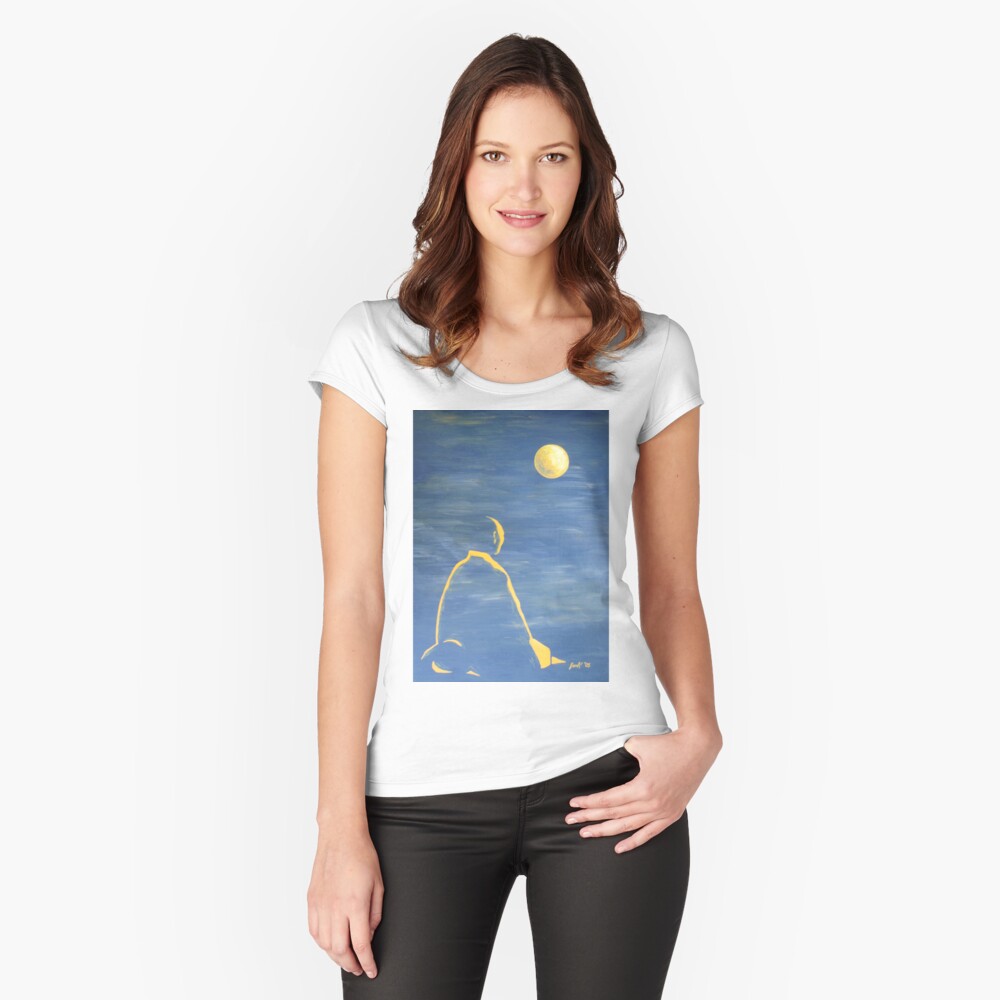 Item preview, Fitted Scoop T-Shirt designed and sold by wernerszendi.