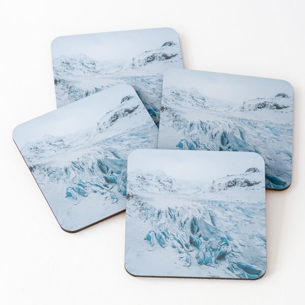 Item preview, Drone image of Skaftafellsjökull Glacier in Iceland designed and sold by michieldros.