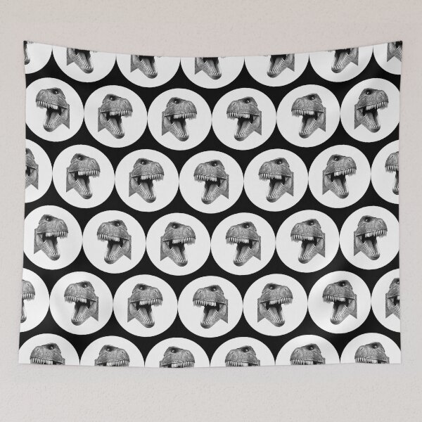 Item preview, Dinosaur heads pattern designed and sold by Gaspar Avila.