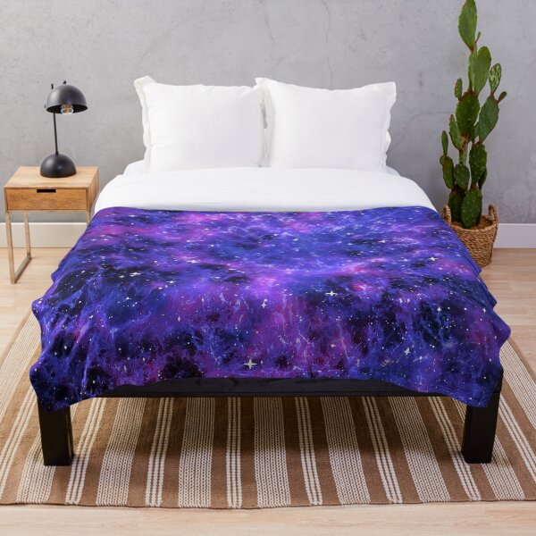 Item preview, Purple Nebula full of Stars Digital Painting designed and sold by LucentJourneys.