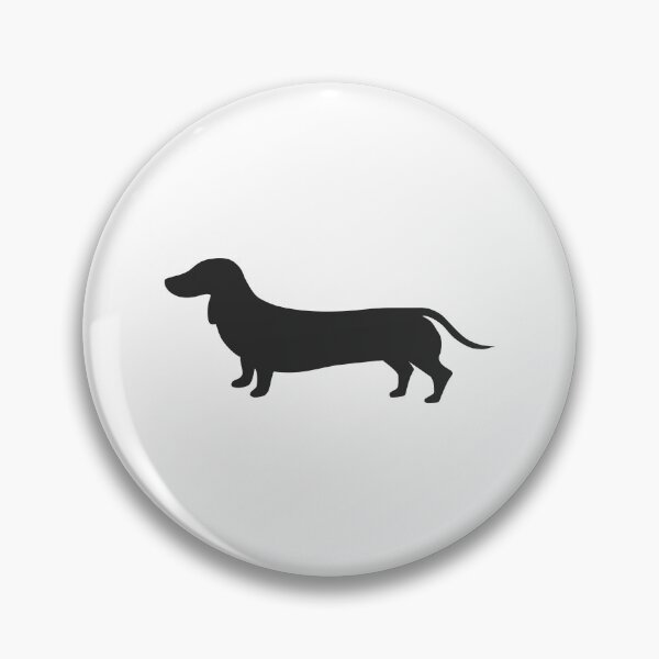 Item preview, Dachshund Dog Silhouette Black designed and sold by SmartPooch.