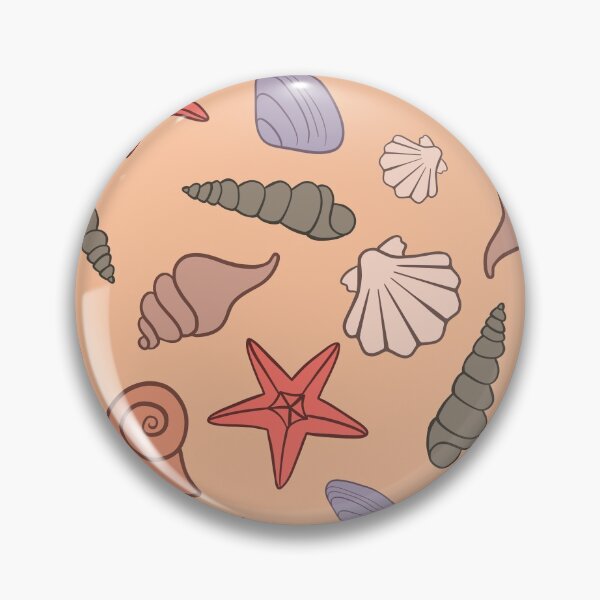 Item preview, Seashells on sand pattern designed and sold by patternsbymira.