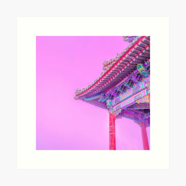 Aperçu de l'œuvre Tokyo Vapor Wave Glow. créée et vendue par SickStreetwear.