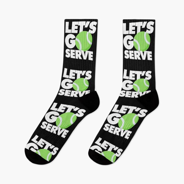 Item preview, Lets go serve Funny Tennis Player designed and sold by elhefe.