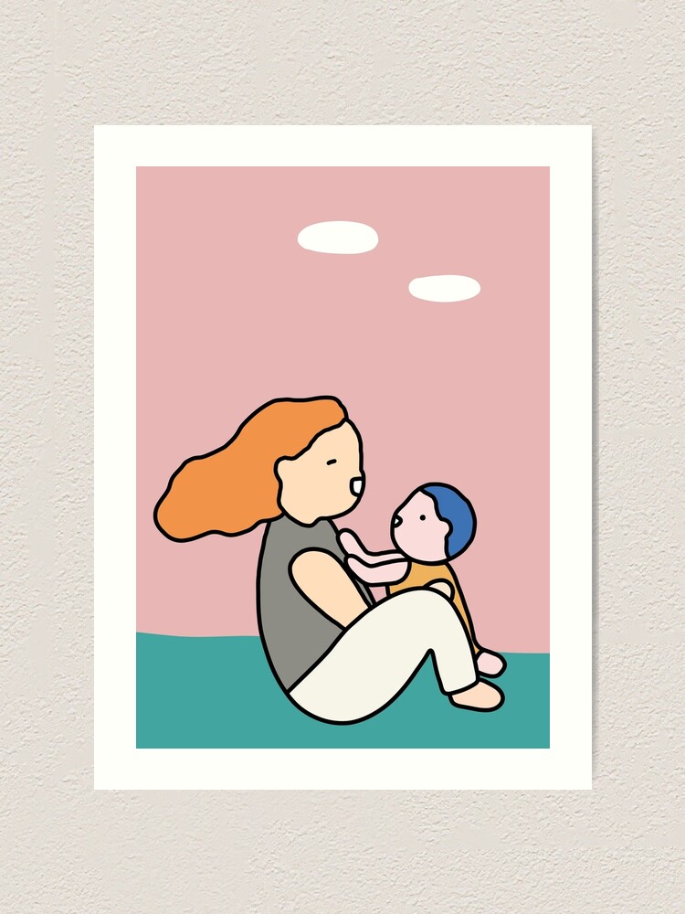 mothers day baby art