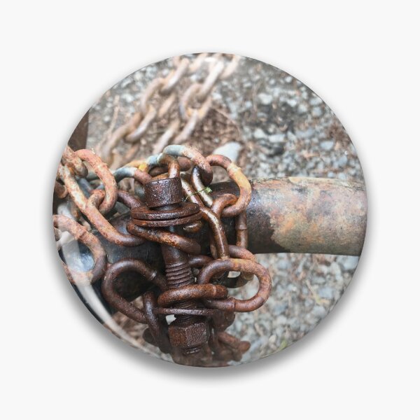 Item preview, Rusty chain abstract metal photograph designed and sold by ackelly4.