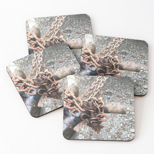 Item preview, Rusty chain abstract metal photograph designed and sold by ackelly4.