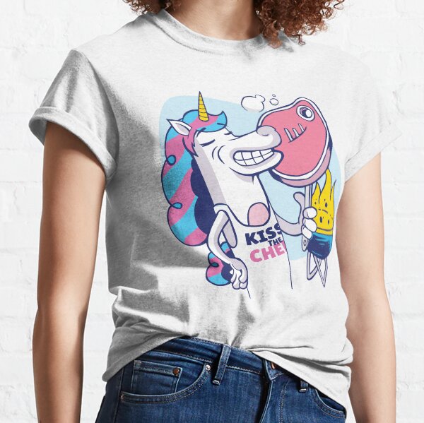 UNICORN BBQ CARTOON Classic T-Shirt