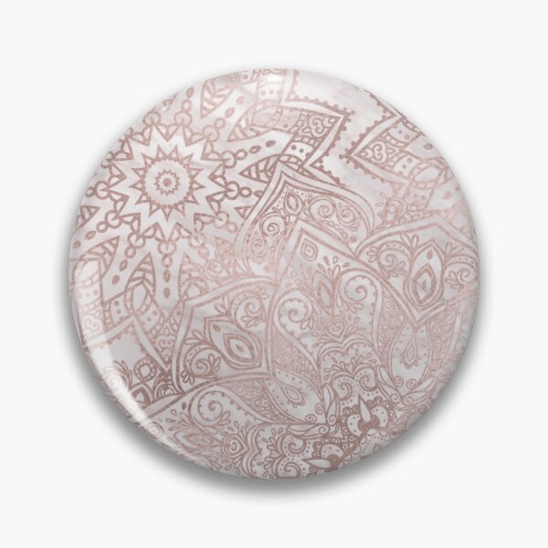 Item preview, Rose gold mandala bouquet over marble designed and sold by marbleco.
