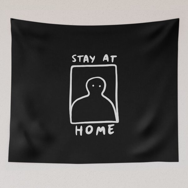 Item preview, Stay At Home - Social Distancing Quarantine Drawing designed and sold by isstgeschichte.