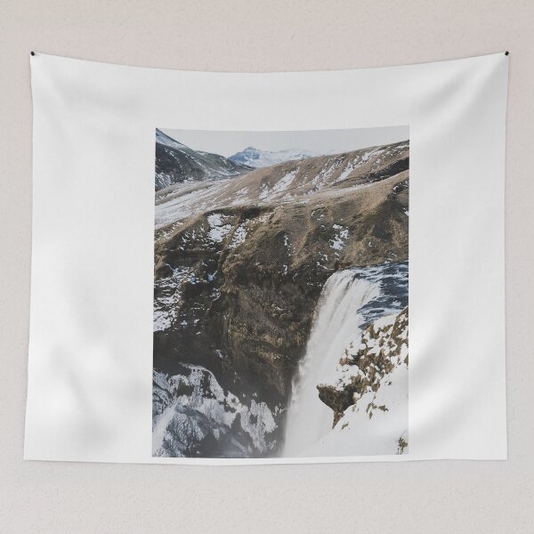 Item preview, Skógafoss, one of Iceland’s most famous waterfalls just before sunset designed and sold by michieldros.