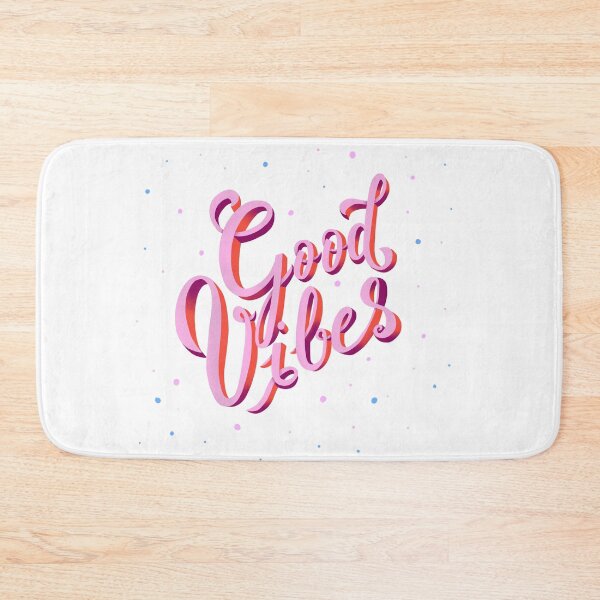 Item preview, Good Vibes - Hand lettering illustration designed and sold by JustineLecouffe.