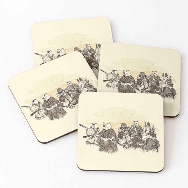 Item preview, Seven Samurai Cat designed and sold by xiaobaosg.
