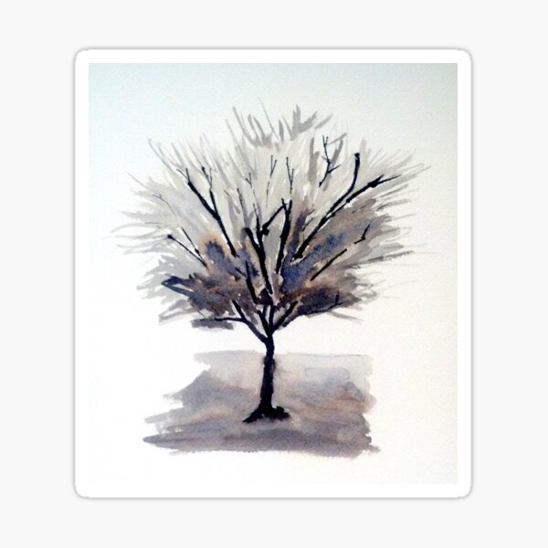 Monochrome Tree Sticker