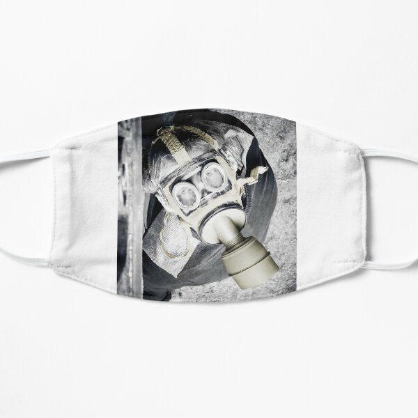 Gas Guy Face Masks Redbubble - another gasmask guy roblox