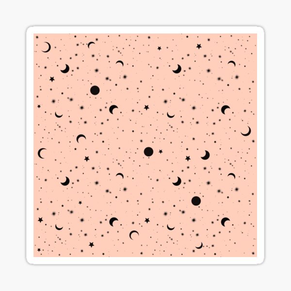 Universe on Pink Sticker