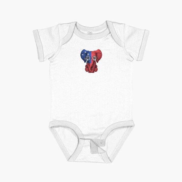 Item preview, Baby Elephant with Glasses and Samoan Flag designed and sold by jeff bartels.