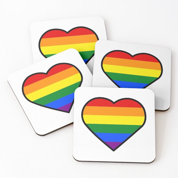 Item preview, LGBT PRIDE HEART designed and sold by akaiawa.