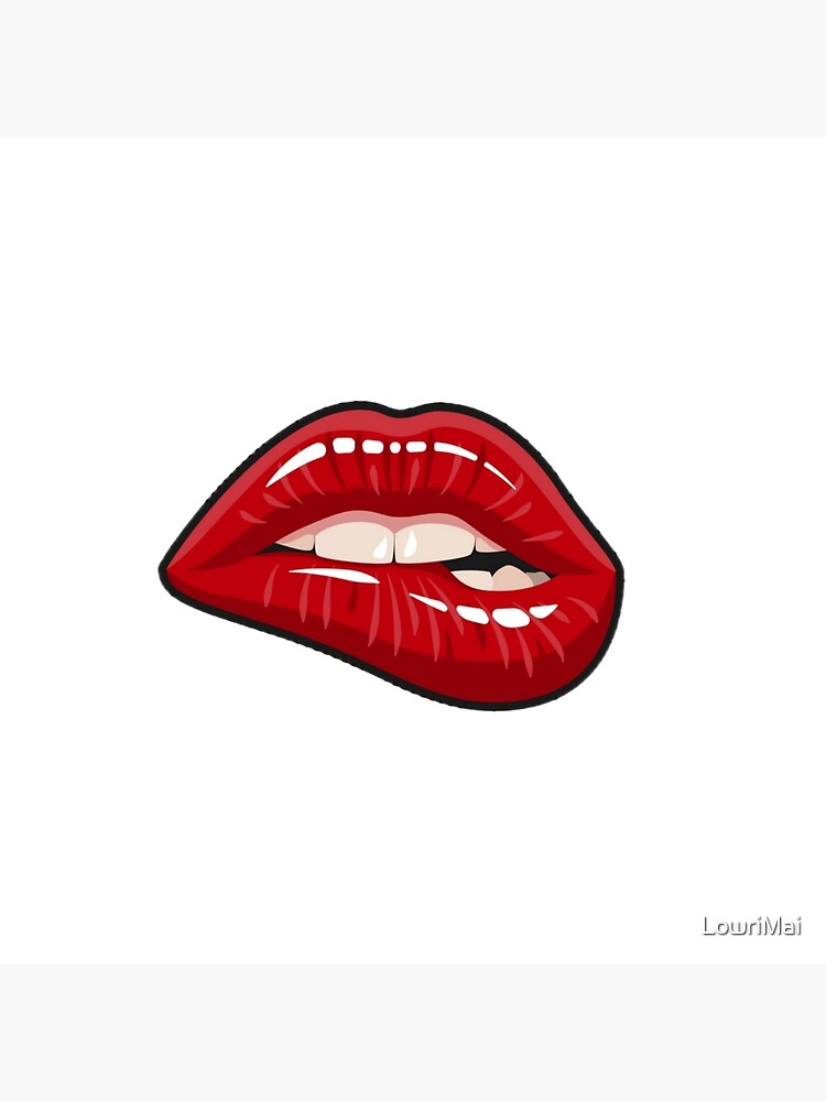 red juicy lips