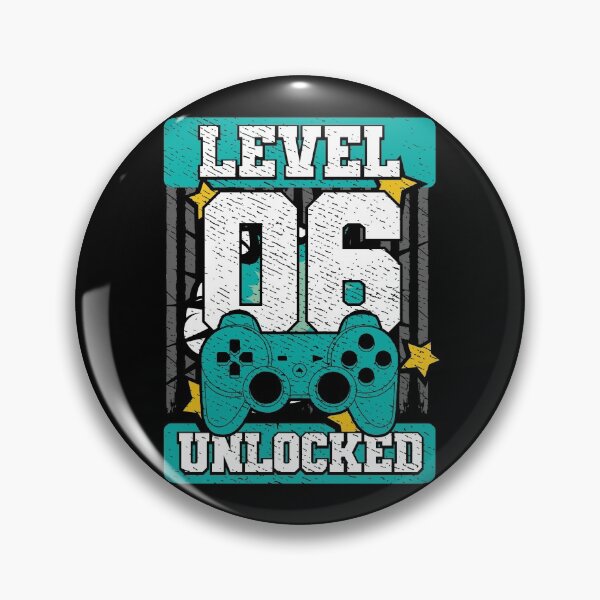 Item preview, Level 6 Unlocked Sixth Birthday Gift designed and sold by EstelleStar.