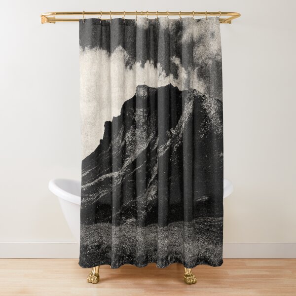 NOIR / Darkness Falls Shower Curtain
