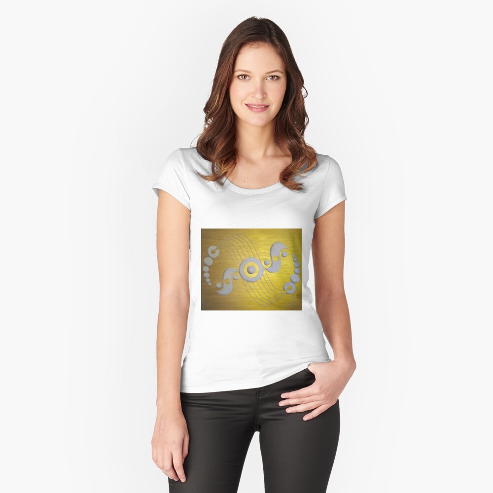 Item preview, Fitted Scoop T-Shirt designed and sold by wernerszendi.