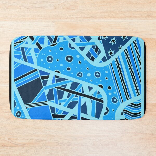 Item preview, Miniature Aussie Tangle 12 Invert Blue designed and sold by Heatherian.