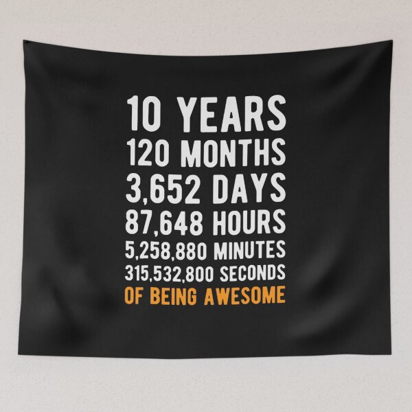 Item preview, 10th Birthday Gift 10 Years Old Being Awesome designed and sold by JPKallas.