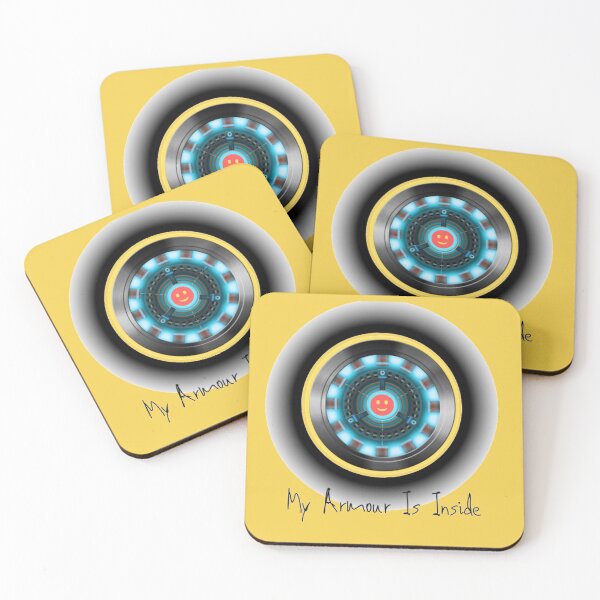 Item preview, Arc Reactor Smiley Face My Armour is Inside designed and sold by Helen Marvellous.